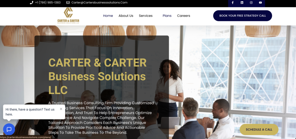 Contact Us – CARTER & CARTER BUSINESS SOLUTIONS LLC
